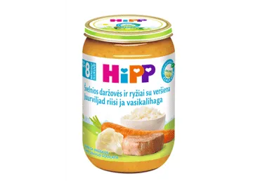 Ekologiška daržovių tyrelė HIPP su veršiena, nuo 8 mėn., 220 g