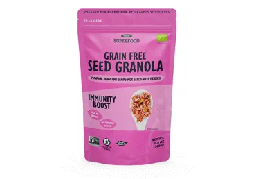 Ekologiška granola SUPERFOOD IMMUNITY BOOST, 300 g
