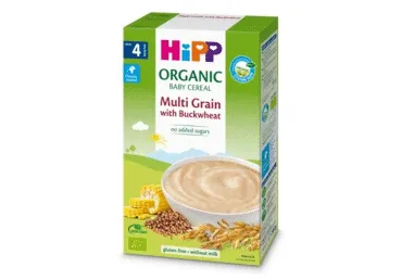 Ekologiška įvairių grūdų košė su moliūgu HIPP, 200 g