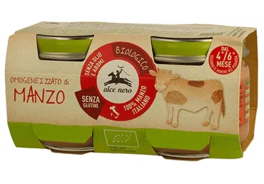 Ekologiška jautienos tyrelė ALCE NERO (kūd. nuo 4 mėn.), 160 g