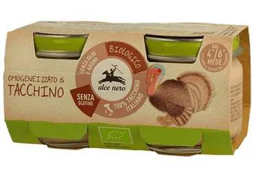 Ekologiška kalakutienos tyrelė ALCE NERO (kūd. nuo 4 mėn.), 160 g.