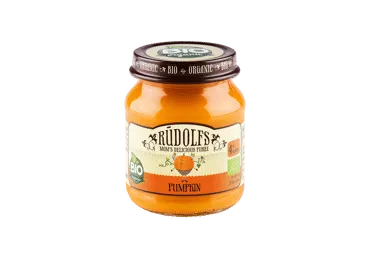 Biezenis RŪDOLFS BIO saldo ķirbju 4+ 120g