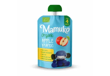 Ekologiška MAMUKO obuolių tyrelė, nuo 4 mėn, 100 g