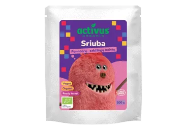 Ekologiška pomidorų ir saldžiųjų bulvių sriuba ACTIVUS x Kakė Makė, 200 g