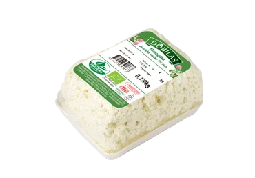 Ekologiška pusriebė varškė DOBILAS, 9 % rieb., 1 kg