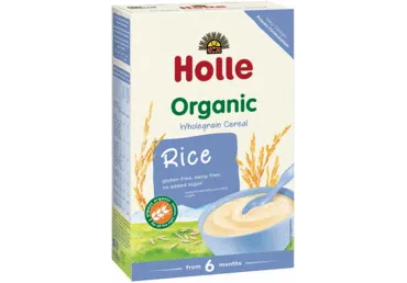 Ekologiška ryžių košė HOLLE, nuo 4-6 mėn., 250 g