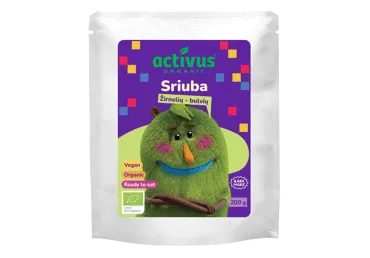 Ekologiška trinta žirnelių ir bulvių sriuba ACTIVUS x Kakė Makė, 200 g