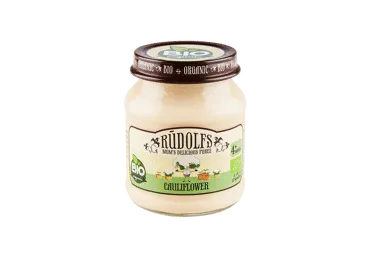 BIO biezenis RŪDOLFS ziedkāpostu 4+ 120g