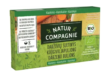 BIO dārzeņu buljons NATUR COMPAGNIE 84g