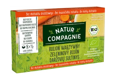 Ekologiškas daržovių sultinys NATUR COMPAGNIE be mielių, 80 g