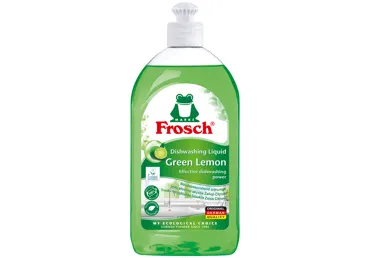 Ekologiškas indų ploviklis FROSCH GREEN LEMON, 500 ml