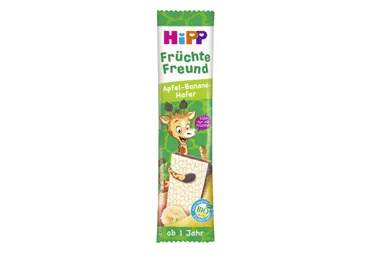 Ekologiškas įv. vaisių sulčių avižų batonėlis HIPP (nuo 1 m.), 23 g