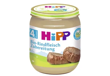 Ekologiškas jautienos ruošinys HIPP, nuo 5 mėn., 125 g