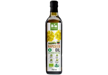 Ekologiškas nerafinuotas rapsų aliejus BIONATURALIS, 750 ml