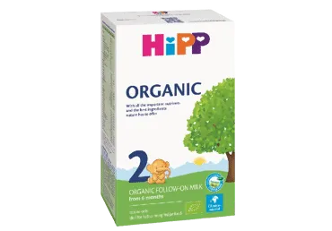 Ekologiškas pieno mišinys HIPP 2 ORGANIC (nuo 6 mėn.), 300 g