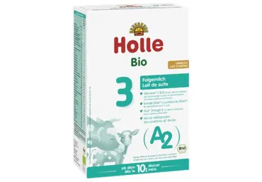 Ekologiškas pieno mišinys HOLLE A2 3 10+ mėn., 400 g
