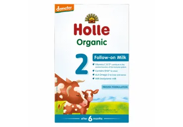 Ekologiškas pieno mišinys kūdikiams HOLLE 2, nuo 6 mėn., 600 g