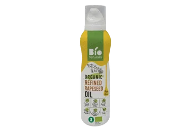 Ekologiškas purškiamasis rapsų aliejus BIONATURALIS, 200 ml
