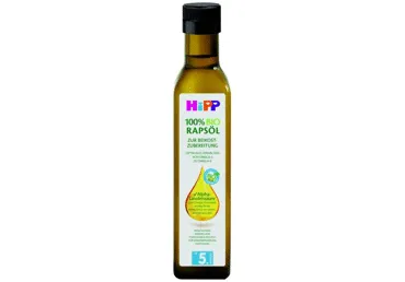 Ekologiškas rapsų aliejus HIPP nuo 4 mėn., 250 ml