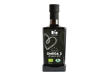 Ekologiškas rapsų ir linų sėmenų aliejus BIONATURALIS OMEGA3, 500 ml