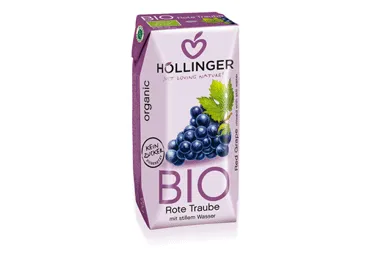 Ekologiškas raudonųjų vynuogių nektaras HOLLINGER BIO (60%), 200 ml
