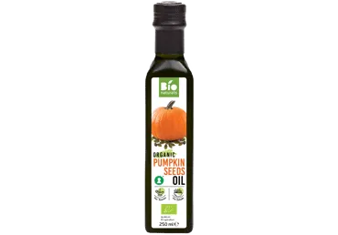 Ekologiškas šaltai spaustas moliūgų sėklų aliejus BIONATURAL, 250 ml