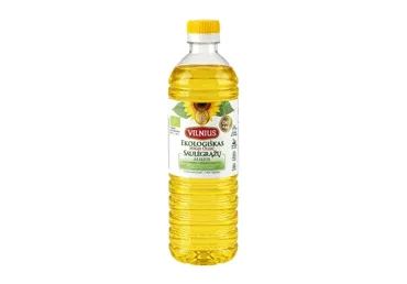 Ekologiškas saulėgrąžų aliejus VILNIUS, 500 ml
