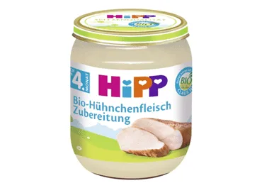 Ekologiškas vištienos ruošinys HIPP (nuo 5 mėn.), 125 g