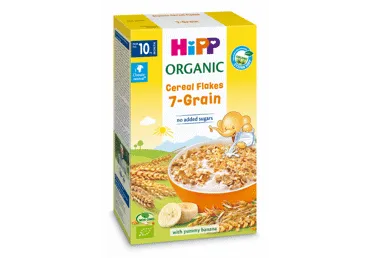Ekologiški 7 grūdų dribsniai HIPP (nuo 10 mėn.), 200 g