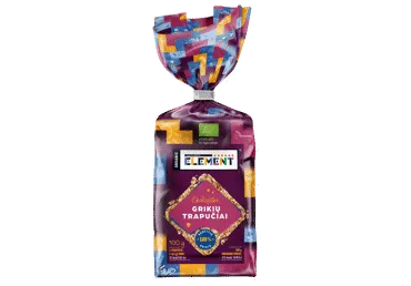 Ekologiški grikių trapučiai, 100 g