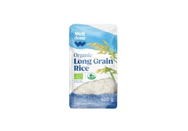 Ekologiški ilgagrūdžiai ryžiai WELL DONE, 400 g