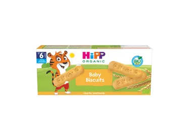 Ekologiški kūdikių sausainiai HIPP (nuo 6 mėn.), 180 g