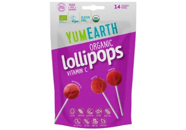 Ekologiški ledinukai YUMEARTH, uogų skonio, 87 g