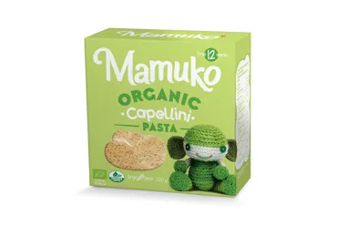 Ekologiški makaronai MAMUKO ORGANIC CAPELLINI, nuo 12 mėn., 320 g