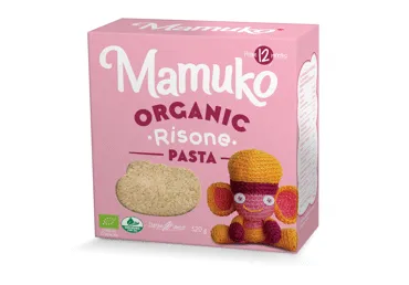 Ekologiški MAMUKO makaronai RISONE PASTA, nuo 12 mėn., 320 g