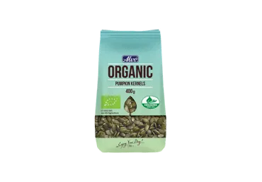 Ekologiški moliūgų sėklų branduoliai ALVO, 400 g
