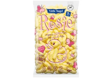 Ekologiškos kukurūzų lazdelės LITTLE ANGEL ROSIE, nuo 7 mėn.