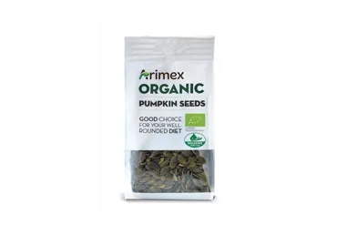 Ekologiškos lukštentos moliūgų sėklos ARIMEX, 200 g