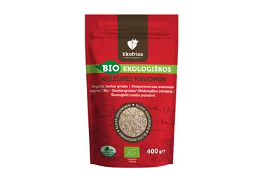 Ekologiškos miežinės kruopos EKOFRISA, 400 g