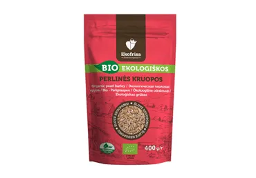 Ekologiškos perlinės kruopos EKOFRISA, 400 g