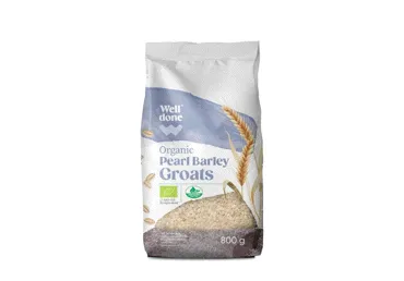 Ekoloģiskās pērļu grūbas WELL DONE 800g