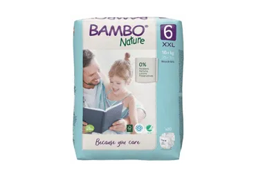 Ekologiškos sauskelnės BAMBO NATURE 6 (16+ kg), 20 vnt.