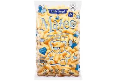 Ekologiškos sorų-kukurūzų lazdelės LITTLE ANGEL MATEO, nuo 7 mėn.