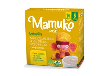 Ekologiškų įvairių kruopų mišinys MAMUKO KOŠĖ, 240 g