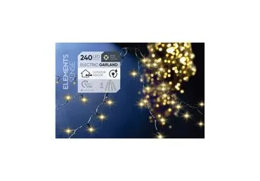 Elektriskā āra un iekštelpu vītne, 3m, 240LED