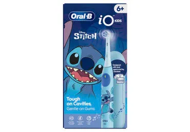 Elektrinis dantų šepetėlis ORAL B IO KIDS STITCH + kelioninis dėklas, 6 metai +, 1 vnt.