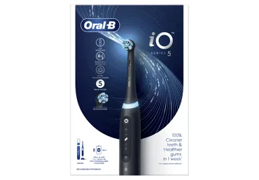 Elektrinis dantų šepetėlis ORAL-B iO5, Matt Black, 1 vnt.