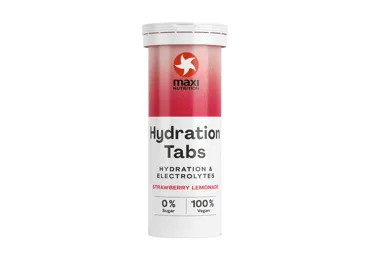 Elektrolitų gėrimo tabletės MAXI NUTRITION, braškių skonio, 40 g