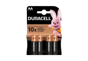 Elementai DURACELL AA, LR06, 4 vnt., 4 vnt.