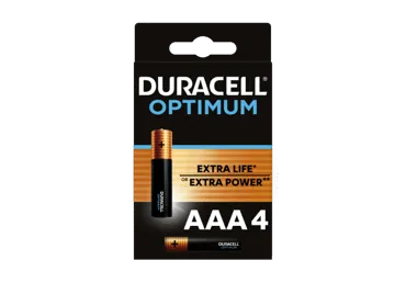 Elementai DURACELL OPTIMUM AAA, 4 vnt., 4 vnt.